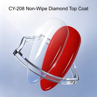 Top Coat Sans Essuyage Longue Durée Sans Fluorescence Anti-Jaunissement Gel UV Diamant