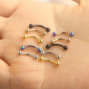 <span class=keywords><strong>Piercing</strong></span> de Ceja Curvo de 16G, Anillo de Acero Quirúrgico Inoxidable para <span class=keywords><strong>Daith</strong></span>, Rook, Joyería de <span class=keywords><strong>Piercing</strong></span> para Mujeres y Hombres - Product Image 3