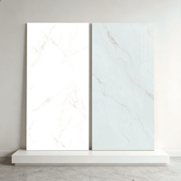 Carreaux de sol et de mur en céramique polie de haute qualité à effet marbre, 750x1500mm, 10mm d'épaisseur, antidérapants, résistants aux acides, grand format, style moderne