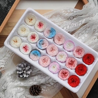 Têtes de roses éternelles Focus Wholesale de 2-3 cm de haute qualité pour la Saint-Valentin, Noël, Thanksgiving et les cadeaux DIY
