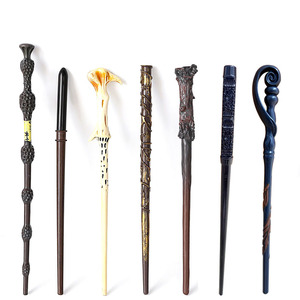 Nouvelle arrivée : baguette magique pour Halloween, accessoire de cosplay, bâton de sorcier en plastique lumineux pour jeux de rôle et fêtes - Product Image 2
