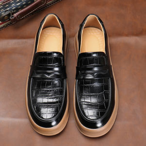 Zapatos Oxford de Vestir con Diseño en Contraste, Estilo Casual para Otoño, con Suela de Goma Impermeable, para Caminar al Aire Libre, Trabajo y Negocios - Product Image 3