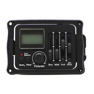 공장 도매 4 밴드 이퀄라이저 어쿠스틱 기타 픽업 마이크 튜너 EQ-B-12 - Product Image 1