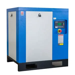 7.5kw 8 Bar Screw Compressor 10hp 20hp Industrial Rotary Air Compressors Machine With Dryer For Laser Cutting