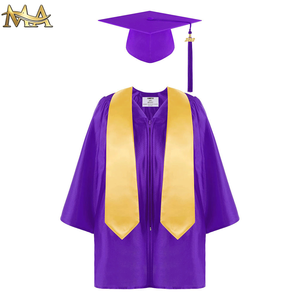 Ma 2025 Shiny & Matte Con Áo Choàng Và Mũ Trẻ Em Đồng Phục Tốt Nghiệp Áo Choàng Mầm Non Giá Rẻ Nhất Trẻ Em Tốt Nghiệp <span class=keywords><strong>Cap</strong></span> Và Áo Choàng Tùy Chỉnh - Product Image 4