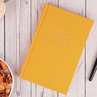 Carnet A5 à couverture rigide en tissu, journal quotidien, guide de pleine conscience, planificateur quotidien, journal de gratitude pour femmes et hommes