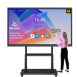 Hiseeview HT-86D High-Resolution 4K UHD 65/75/85-Inch Interactive Flat Panel Infrared Touch Magnetic Pen for Education/Meeting - Product Image 1