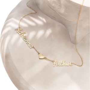 Hainon <span class=keywords><strong>personnalisé</strong></span> nom <span class=keywords><strong>collier</strong></span> en acier inoxydable anglais nom <span class=keywords><strong>collier</strong></span> bricolage mode femmes <span class=keywords><strong>collier</strong></span> - Product Image 4