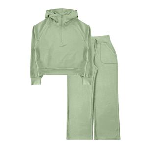 Felpa con cappuccio e pantaloni larghi da donna Soft Touch #23 - Product Image 4
