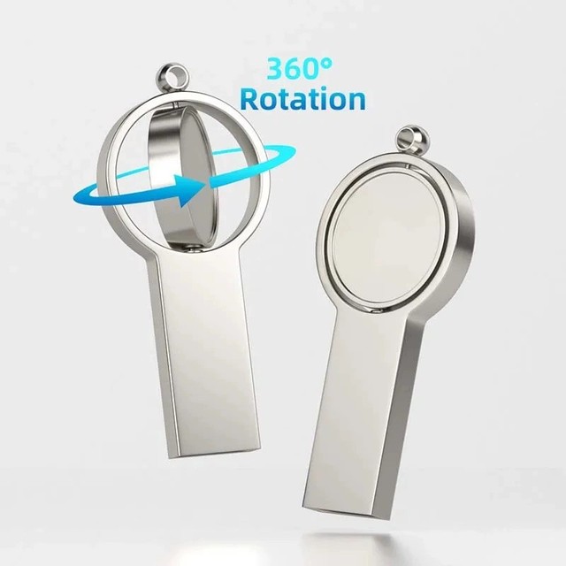 Waterproof Metal USB Flash Disk Keychain 4GB 8GB 16GB 32GB 64GB New USB 2.0 Stick Pen Drive with Metal Key Ring