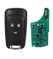 Clé de voiture intelligente de remplacement, 3 boutons, FSK 433 MHz, ASK 4D60 CHIP DST80, FCC ID 2ALBS-1SG27 pour Chevrolet Cavalier Vauxhall Astra J