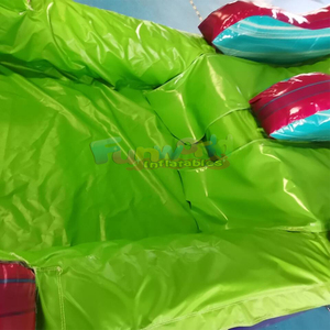 Château gonflable et toboggan combinés de qualité commerciale pour enfants, idéal pour les fêtes en plein air, thème Glitch Gamer. - Product Image 5
