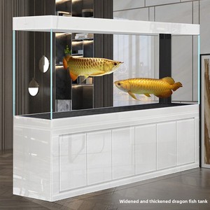 Nouveau modèle 2026 – Aquarium rectangulaire en verre ultra-clair pour salon, usage domestique, moyen-grand, sur pied avec filtration par le fond - Product Image 1