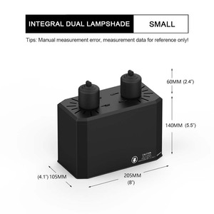 NOMOY PET Wärme beleuchtungs lampen set Integrierter Doppel lampen schirm Dome <span class=keywords><strong>UVB</strong></span> Lampen fassung Dual <span class=keywords><strong>Reptile</strong></span> Leuchte für Reptilien - Product Image 6