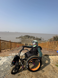 Doppel antrieb Rollstuhl Anhänger Nabe Motor Elektrisches Handrad Großhandel Handbike Elektrische Dreiräder Power Rollstuhl sale-BZ-WZQQ8 - Product Image 5