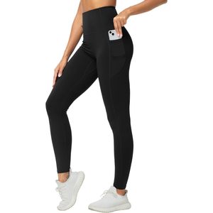 Pantalons de yoga pour femmes FOXA, taille haute, avec poches, leggings de sport pour l'entraînement - Product Image 2