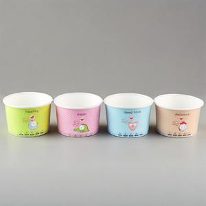 Vaso de papel para helado de 4oz de súper calidad, personalizado con impresión para yogur helado, tazón de papel para yogur helado con impresión personalizada - Product Image 2