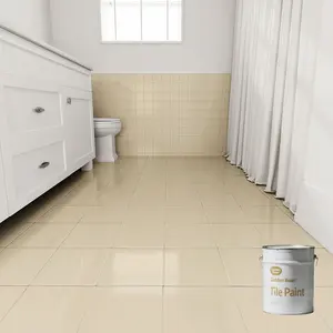 <span class=keywords><strong>Piastrelle</strong></span> per pavimenti in acrilico liquido antiscivolo personalizzabili per pavimenti da bagno verniciano <span class=keywords><strong>rivestimento</strong></span> antigraffio per <span class=keywords><strong>piastrelle</strong></span> di facile applicazione con pennello - Product Image 1