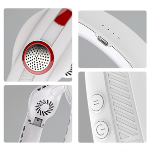 Rechargeable Neck <b>Fan</b> 5000mAh Neck <b>Fan</b> Portable <b>Fan</b> Air Conditioner USB <b>Mini</b> <b>Fans</b> ventilador recargable ventilateur - Product Image 5