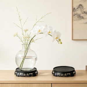 Plateau décoratif auto-arrosant en PP de style nordique moderne pour pot de fleurs, aquarium et bonsaï, support surélevé pour pot, durable - Product Image 3