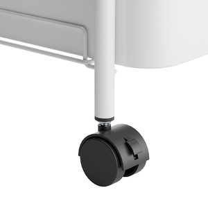 Đa-kịch bản 3 Tier tiện ích giỏ hàng không có vít Kim Loại Nhà Bếp xe đẩy di chuyển lưu trữ Organizer <span class=keywords><strong>Rack</strong></span> với bánh xe - Product Image 4