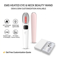 Masseur oculaire électrique vibrant et chauffant, appareil intelligent de soin des yeux, thérapie anti-rides et anti-poches sous les yeux