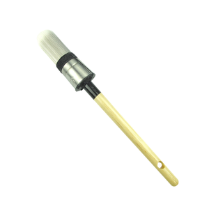 Pennello per rifiniture da 0.75 pollici con pennello a testa rotonda pennello ad angolo per la colorazione dei bordi della parete di casa di mobili in legno - Product Image 1