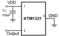 Interruptor TMR Unipolar de Alta Sensibilidad y Bajo Consumo CONNTEK KTM1321 para Medidores de Gas, Detección sin Contacto de Tapas de Puertas