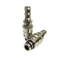 Raccord rapide hydraulique en acier inoxydable, connecteur mâle pour tuyau de gaz, raccord pneumatique droit