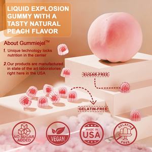 فيتامين خال من السكر D3 K2 كريمات مطاطية مع 500mg من الكالسيوم والمغنسيوم مكمل فيتامين مركز المحشو - Product Image 6