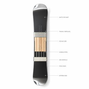 <span class=keywords><strong>Snowboard</strong></span> Y2K rétro en bois chromé, noyau en PE, sandwich, tout-terrain, freestyle, twin, personnalisable, 150 cm - Product Image 3