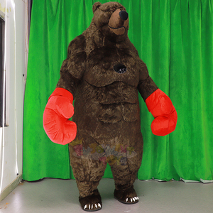 ชุดมาสคอตหมีแชมป์มวย ขนาดผู้ใหญ่ ผลิตจากผ้าพลัฌคุณภาพสูง สมจริงเป็นพิเศษ พร้อมถุงมือชกมวย<span class=keywords><strong>สี</strong></span>แดง สำหรับงานกีฬาและกิจกรรมแบรนด์ดัง - Product Image 3