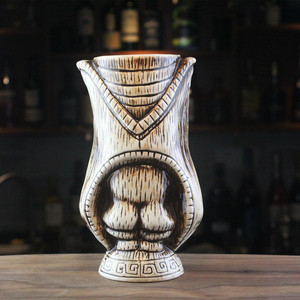 Internet Celebrity <strong>Tiki</strong> Mug Hawaii Character Grimace Face Pottery Ceramic Mug <strong>for</strong> <strong>Sale</strong> Drop Shipping - Product Image 6