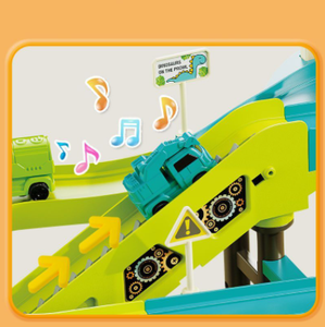 WYL Offre Spéciale enfants éducatifs dinosaure piste Base aventure jouets électrique fente voiture jouet Parking ensemble jouets avec 4 voitures coulissantes - Product Image 5