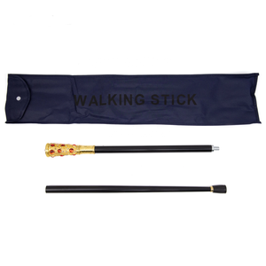 אדום זהב יהלום מלאכותי מקל הליכה אופנה דקורטיבי מקל הליכה אלגנטי קוספליי ידית מקל ידית - Product Image 6