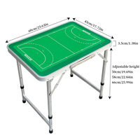 Planche tactique de handball Portable pliant jeu magnétique formation table tactique en aluminium inscriptible et effaçable
