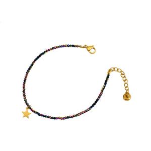 Tarnish Free Waterproof Cute 316l Stainless Steel Jewlery 14k 18k <b>Gold</b> Plated Bead <b>Bracelet</b> Dainty for Women - Product Image 6