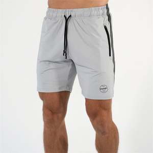 Pantalones Cortos Deportivos de Secado Rápido con Malla Lateral para Hombre, 100% Algodón, Sólidos, Casuales, Hasta la Rodilla - Product Image 4