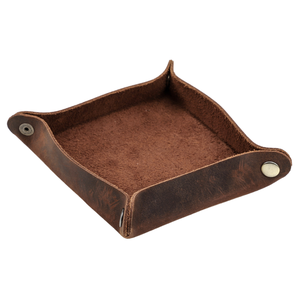 Bandeja de Almacenamiento Moderna Cuadrada de Cuero PU Ecológico, Organizador Multifuncional de Escritorio para Monedas, Llaves, Joyas, Lápiz Labial para Sala de Estar - Product Image 4