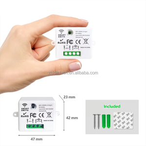 สวิตช์ไฟไร้สาย WIFI RF 433MHz สวิตช์โมดูลและปุ่มสัมผัสสวิตช์ติดผนังทำงานร่วมกับ <span class=keywords><strong>Google</strong></span> Home Alexa 110V 220V จับเวลา - Product Image 4