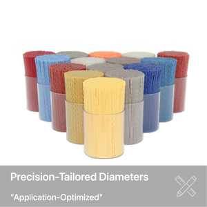 خيوط نايلون كاشط أكسيد الألومنيوم ، حصى مموج طويل الحجم ، خيوط فرشاة ALO مخصصة للخشب والنسيج والصلب - Product Image 2