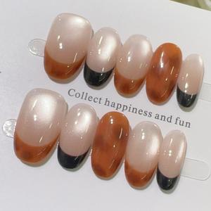 <span class=keywords><strong>Uñas</strong></span> Acrílicas Súper Cortas <span class=keywords><strong>de</strong></span> Verano, Transparentes, Lindas, Suaves, <span class=keywords><strong>de</strong></span> Gel, Hechas a Mano, 10 Piezas, <span class=keywords><strong>Uñas</strong></span> Postizas con Etiqueta Privada - Product Image 6