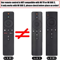 Télécommande vocale XMRM-006 de haute qualité compatible avec MI TV Box Mi Box S avec touches N-fl Live