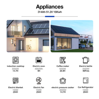 Système de stockage d'énergie tout-en-un 4 kWh + 3 kW, batterie au lithium LiFePO4, générateur solaire extérieur, station d'alimentation portable