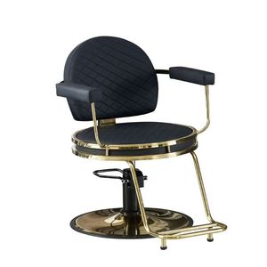 Sillón de Barbería Hidráulico Reclinable, Giratorio y Elevador, Simple y de Alta Gama para Hombre - Product Image 1