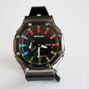 Montre de sport numérique antichoc de marque C SANDA de qualité supérieure, personnalisable, modèle GA2100, étanche, analogique-numérique, pour hommes, vente en gros - Product Image 1