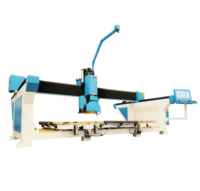 Machine de découpe de pierre automatique à 5 axes/machines de découpe de granit cnc scie à pont pour granit/pierre/marbre/quartz