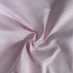 Оптовая продажа CVC полиэстер спандекс Оксфорд 70% хлопок 27% поли 3% SPAN сплошная ткань для рубашек - Product Image 4