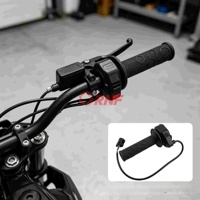Poignée de guidon électronique en caoutchouc de remplacement pour moto tout-terrain électrique Surron Ultra Bee, caoutchouc durable