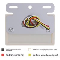 1 pièce, feux de dégagement pour camion à 20 LED, feux de positionnement LED 24V pour éclairage de remorque, lampe latérale de fourgon, LED multicolores rouge, jaune, blanc, bleu